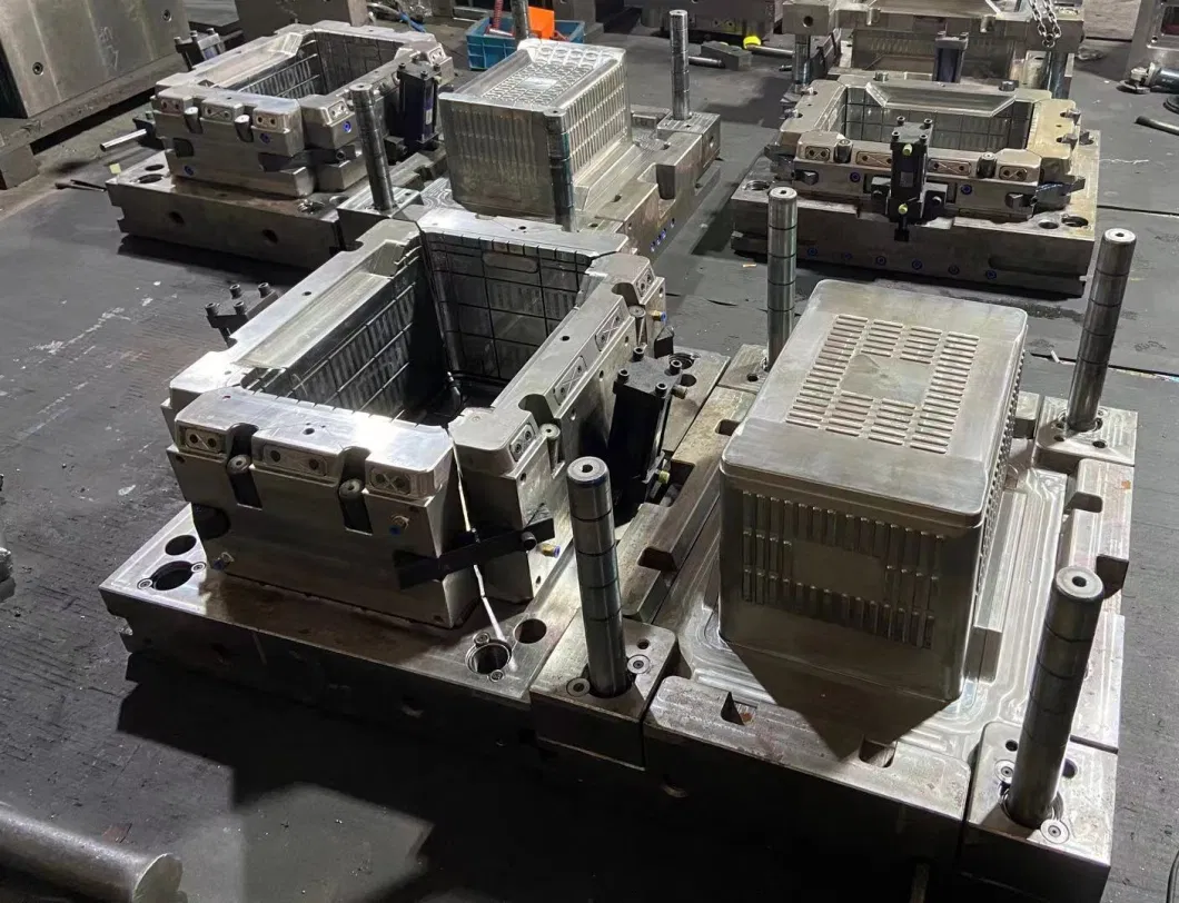 Factory Beer and Fruit Vegetable Crate Plastic Injection Box Mould