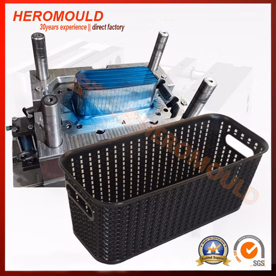 Plastic Injection Mould Plastic Rattan Storage Basket Mould Plastic Rattan Basket Mould Plastic Household Products Mould Heromould